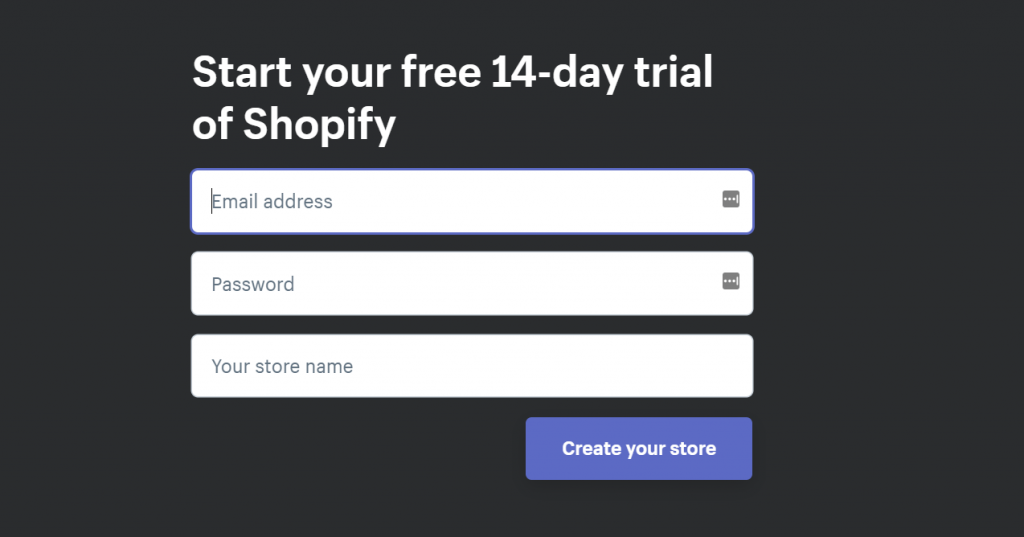 Shopify Free Trial