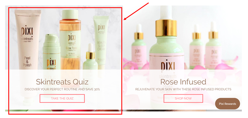 Pixi Beauty quiz