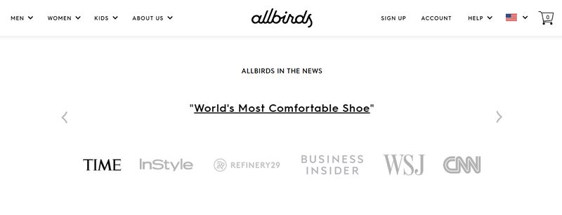 Allbirds in the media