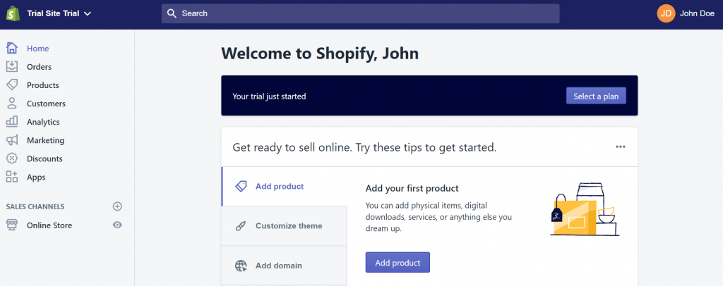 Welcome to Shopify